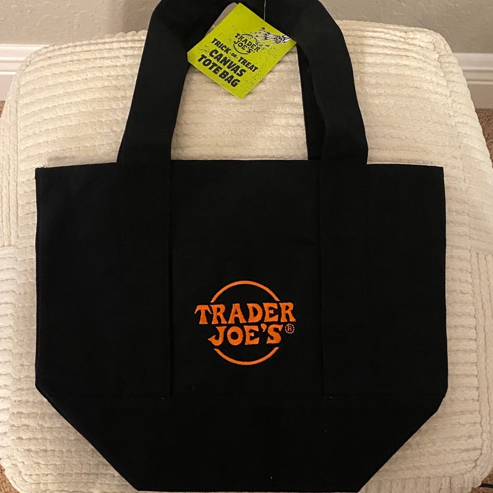 Trader Joe's Black Tote Bag